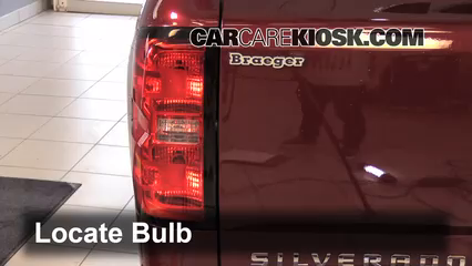 2014 Chevrolet Silverado 1500 LT 5.3L V8 FlexFuel Crew Cab Pickup Lights Brake Light (replace bulb)